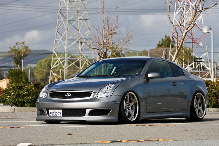 clean grey stanced g35