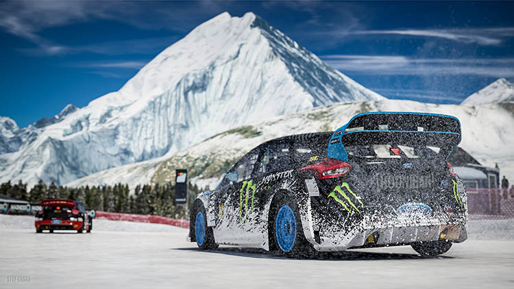 ken block rallycross rx 16 ford focus rs