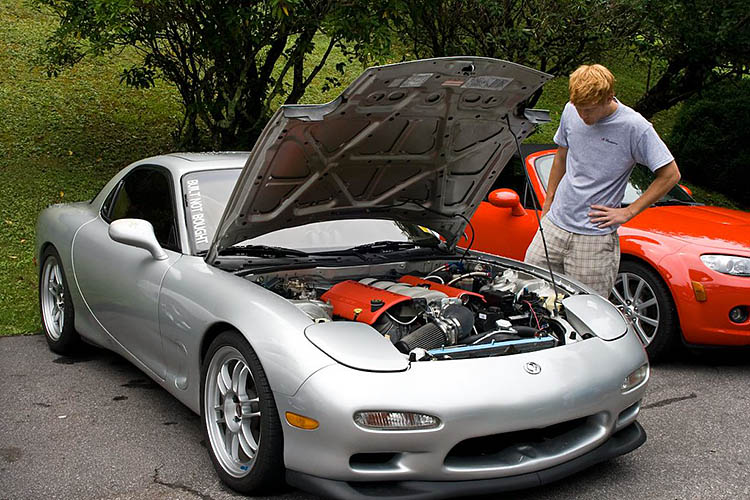 mazda rx7 fd fd3s v8 swap