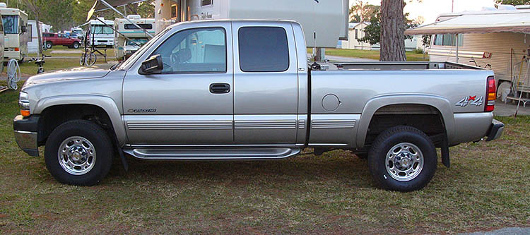 silver side profile chevy chevrolet silverado